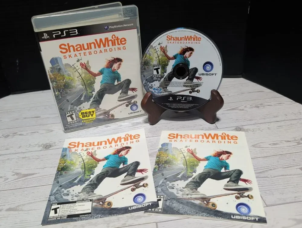 Shaun White Skateboarding (Sony PlayStation 3, 2010) CIB Best Buy Edition